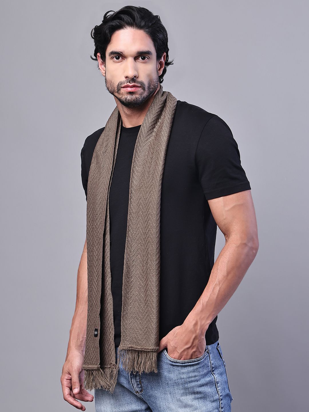 ELLIS Self Design Men Muffler-image-34