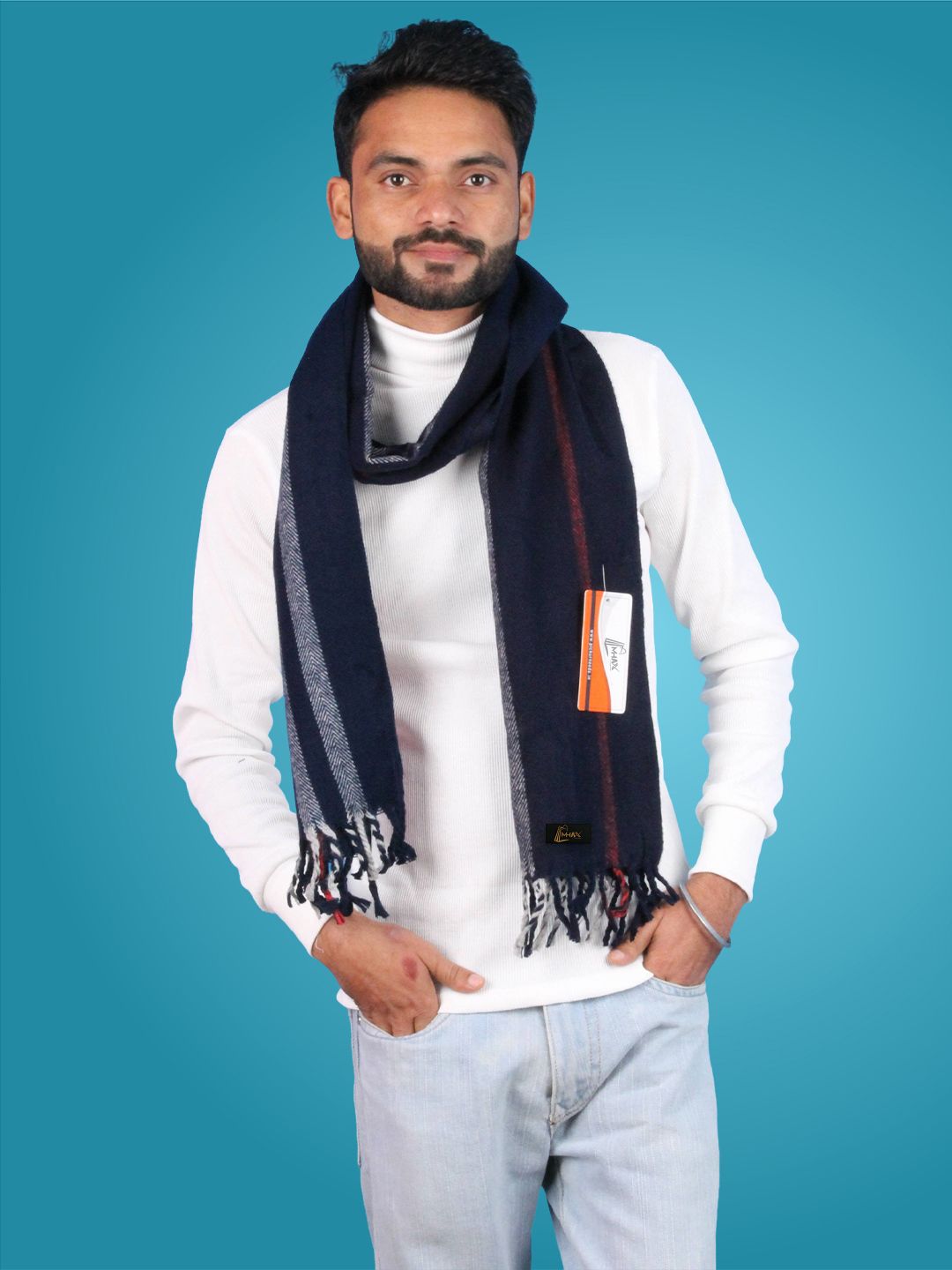 MHAX Striped Men Muffler-picture-39