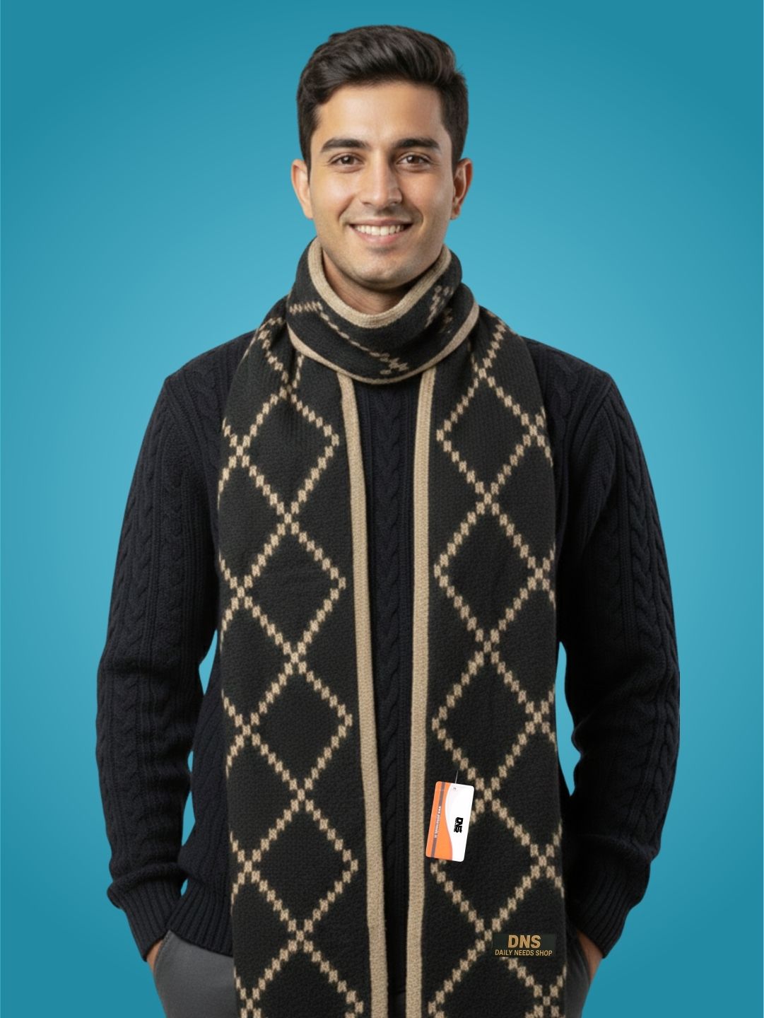 Daily Needs Shop Self Design Men Muffler