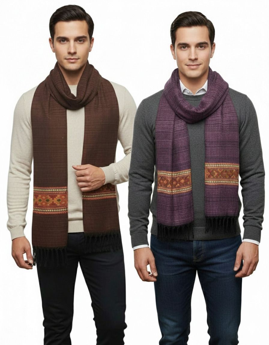 SHIRAAZ Printed Men Muffler-picture-12