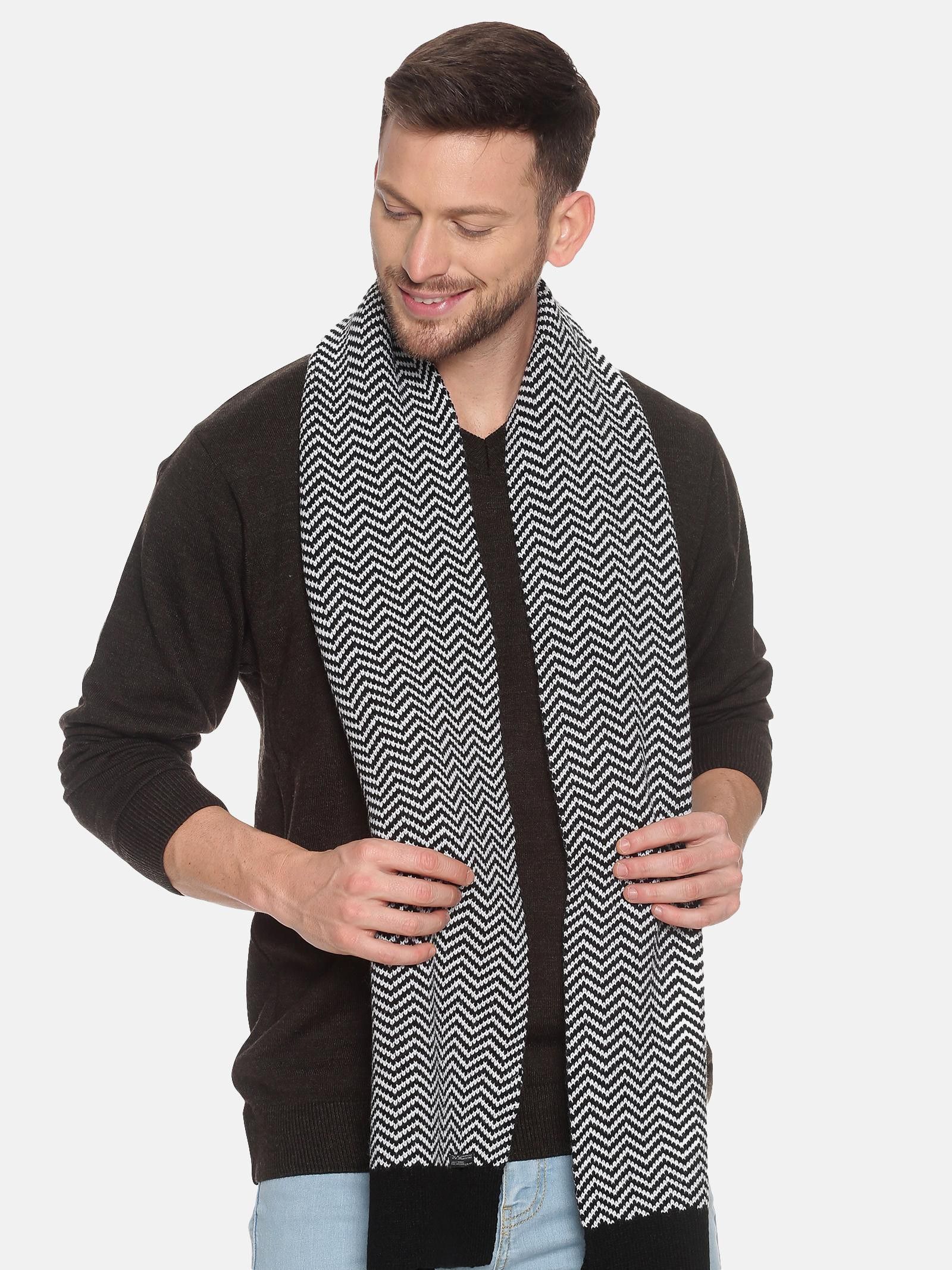 Jollyy Striped Men Muffler-picture-28