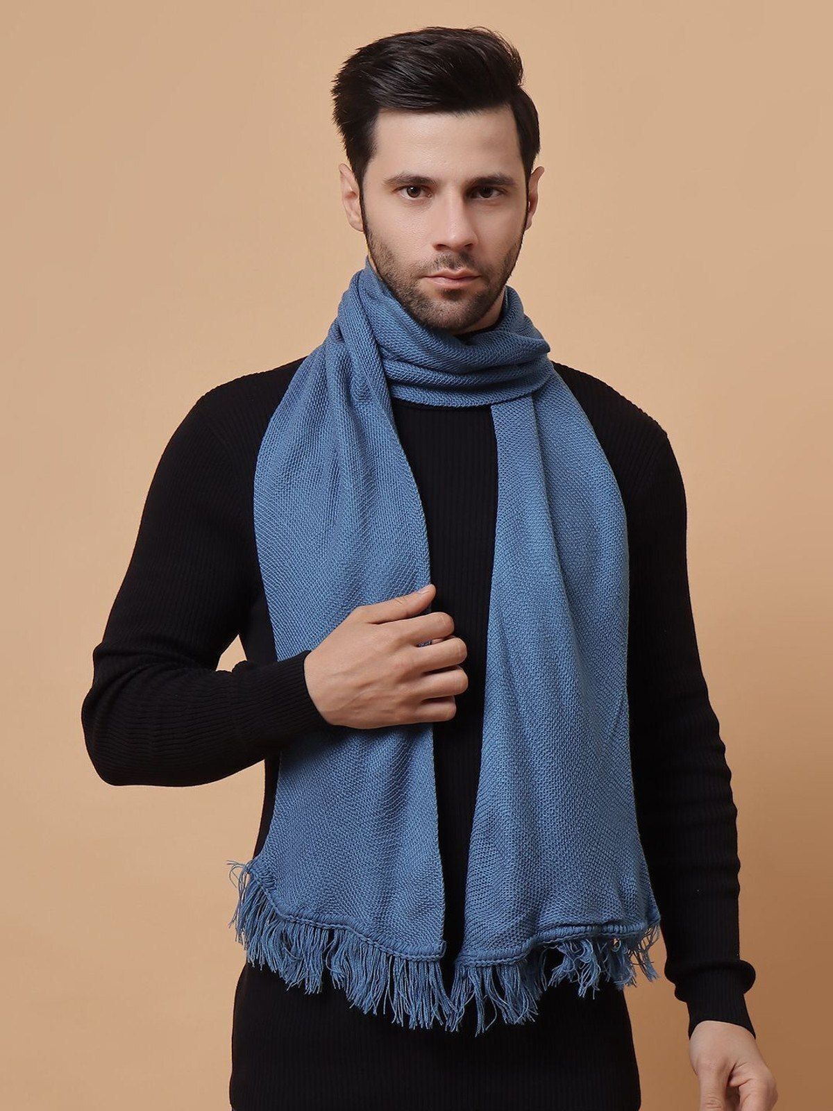 SCHp Self Design, Solid, Woven Men Muffler-picture-17