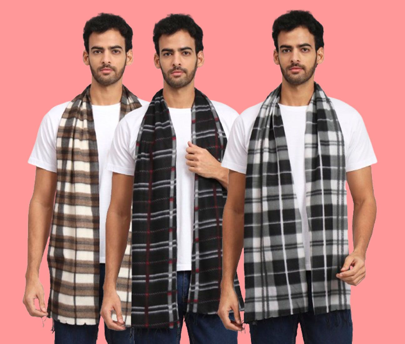 Trendy World Checkered Men Muffler-picture-22