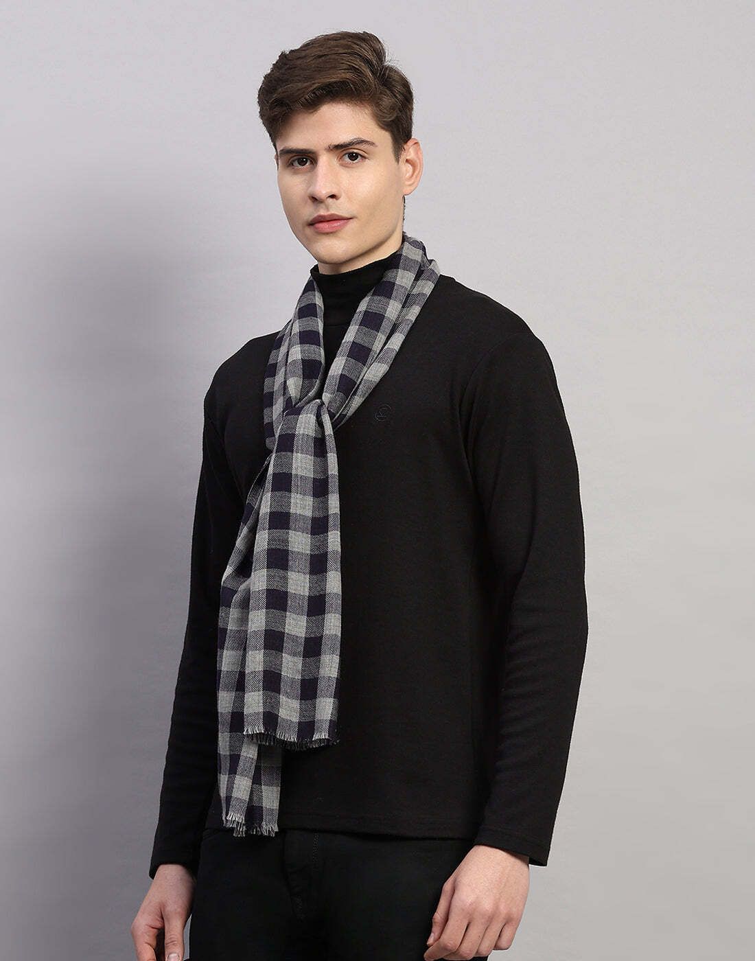 MONTE CARLO Self Design Men Muffler-image-10