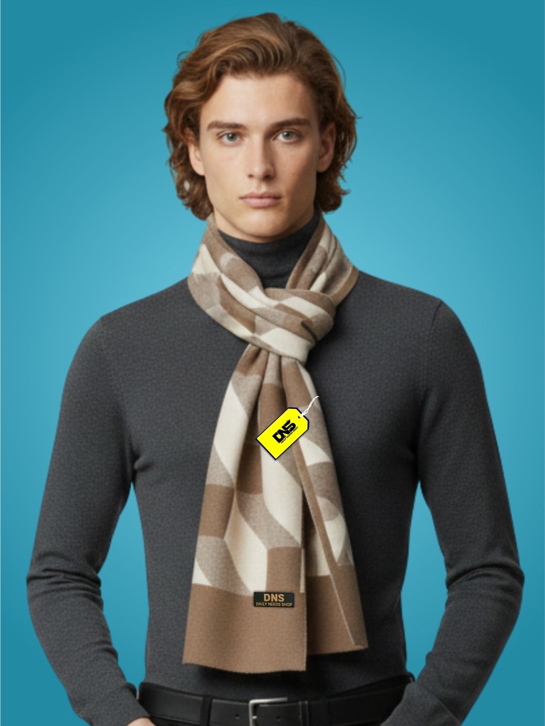 Daily Needs Shop Checkered Men Muffler-picture-18