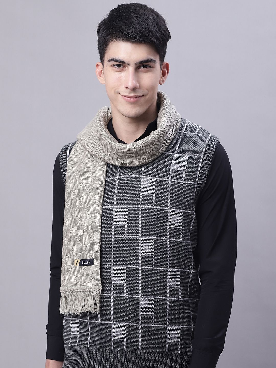 ELLIS Self Design Men Muffler-image-35