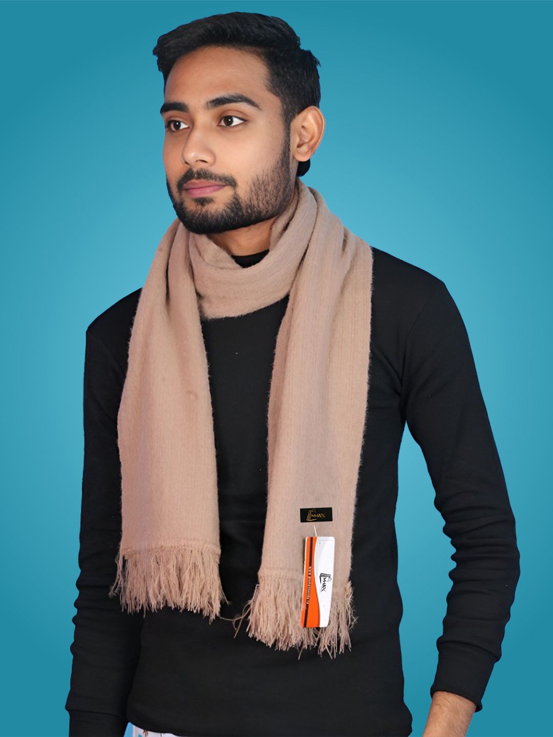 MHAX Self Design Men Muffler