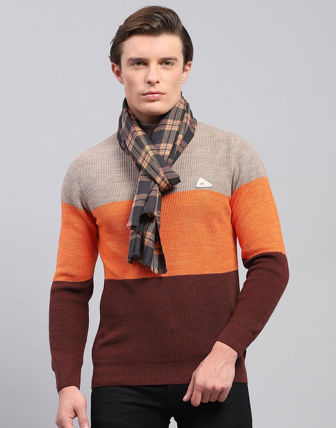 MONTE CARLO Self Design Men Muffler-picture-29