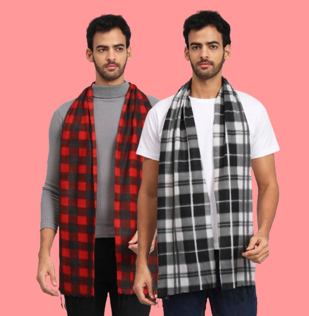 ANIXA Checkered Men Muffler-picture-31
