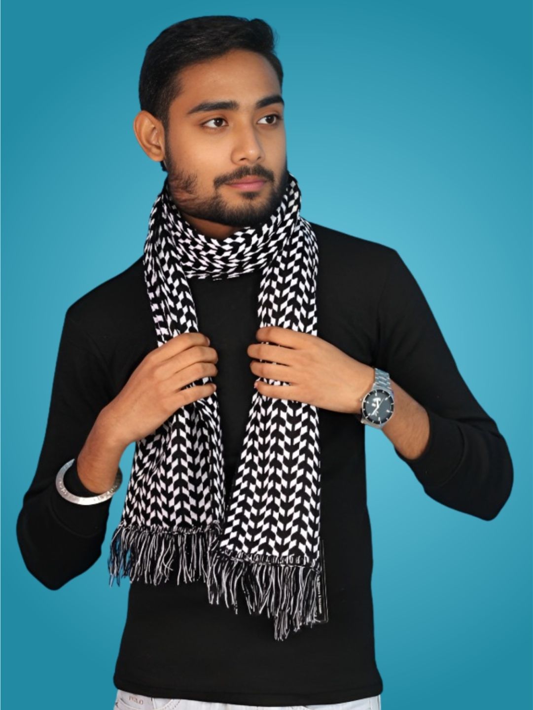 MHAX Striped Men Muffler-picture-21