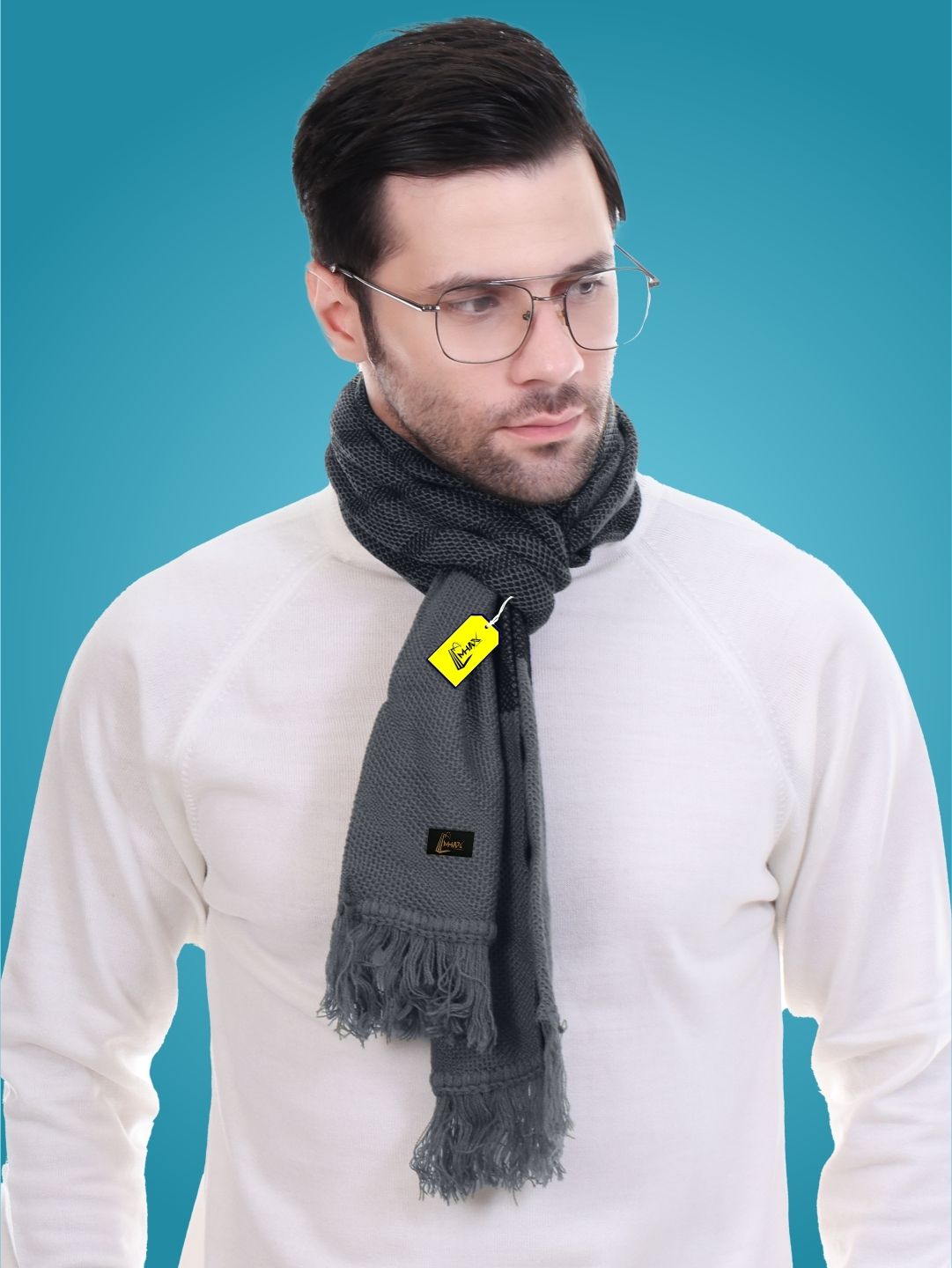 MHAX Checkered Men Muffler-picture-33