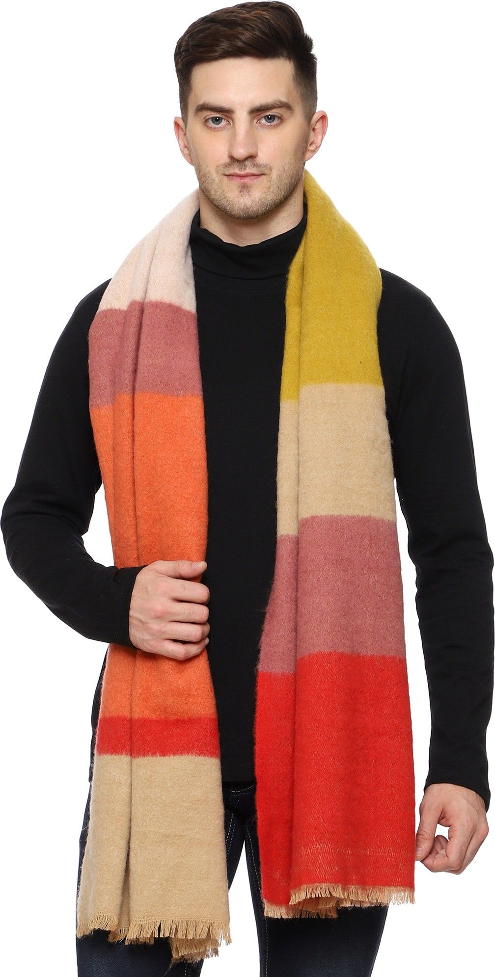 swi stylish Checkered Men Muffler-picture-15