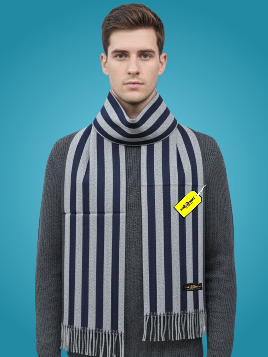 Pick Ur Needs Striped Men Muffler-picture-29
