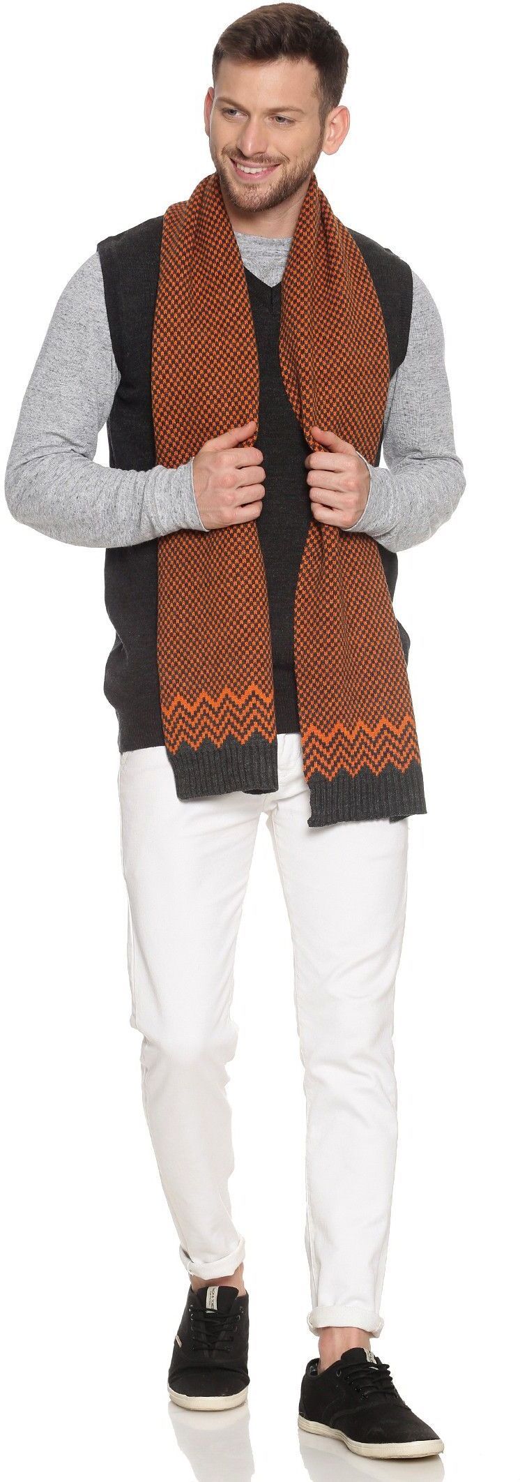Jollyy Self Design Men Muffler-picture-46