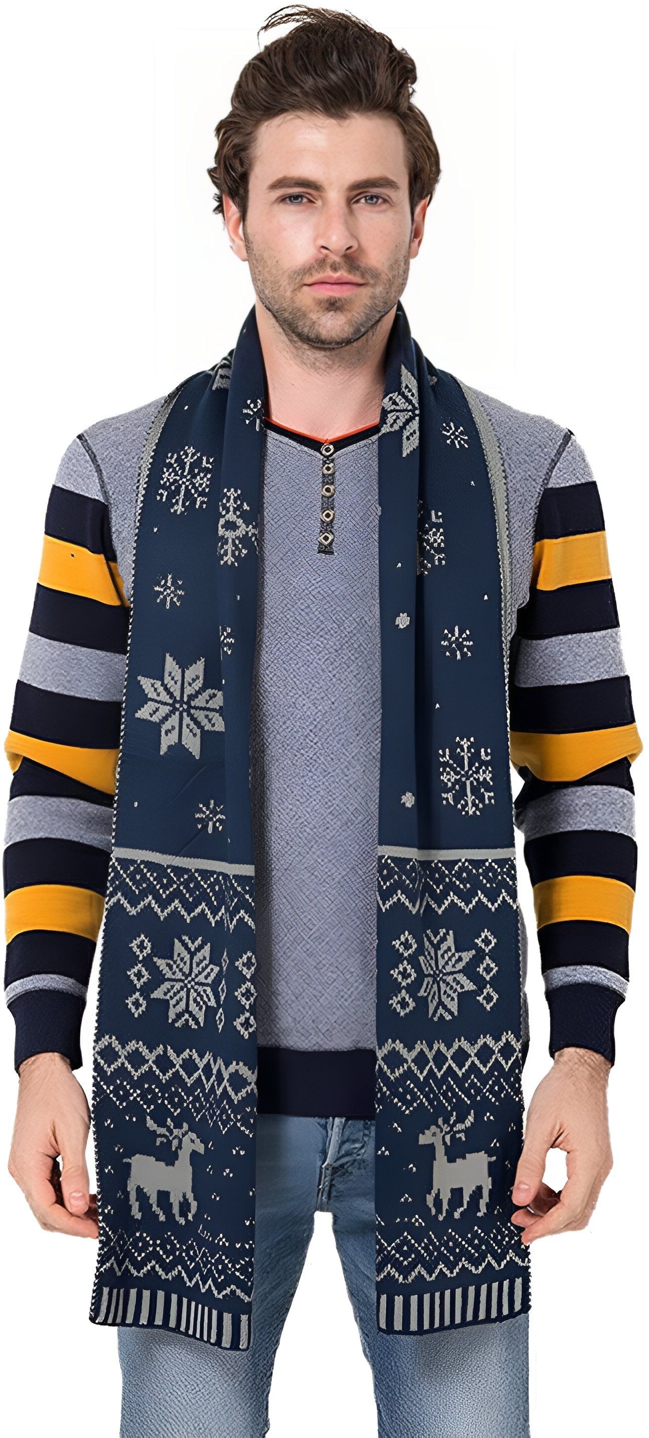 BRANDONN Printed Men Muffler-picture-37