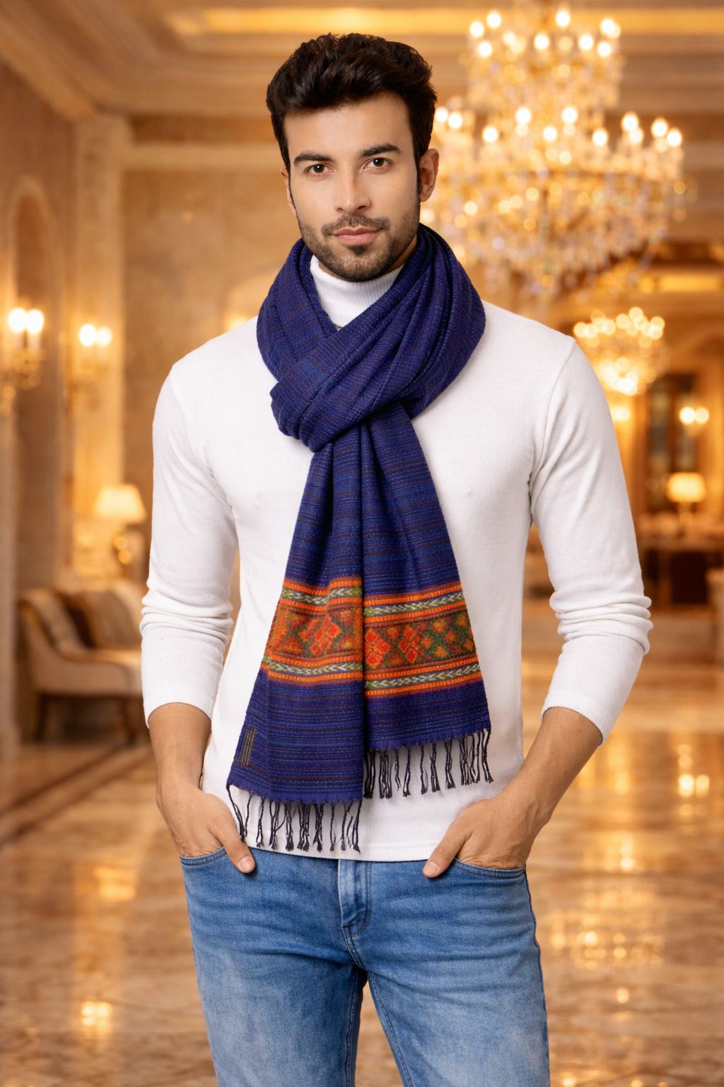 GREEN AGRITECH Woven Men Muffler-image-29