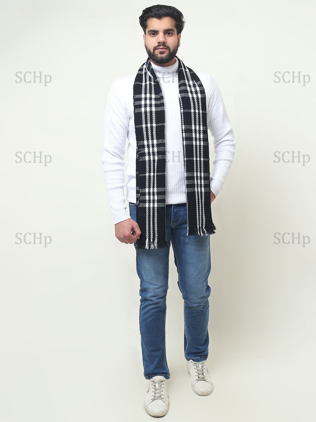 SCHp Striped Men Muffler-picture-31