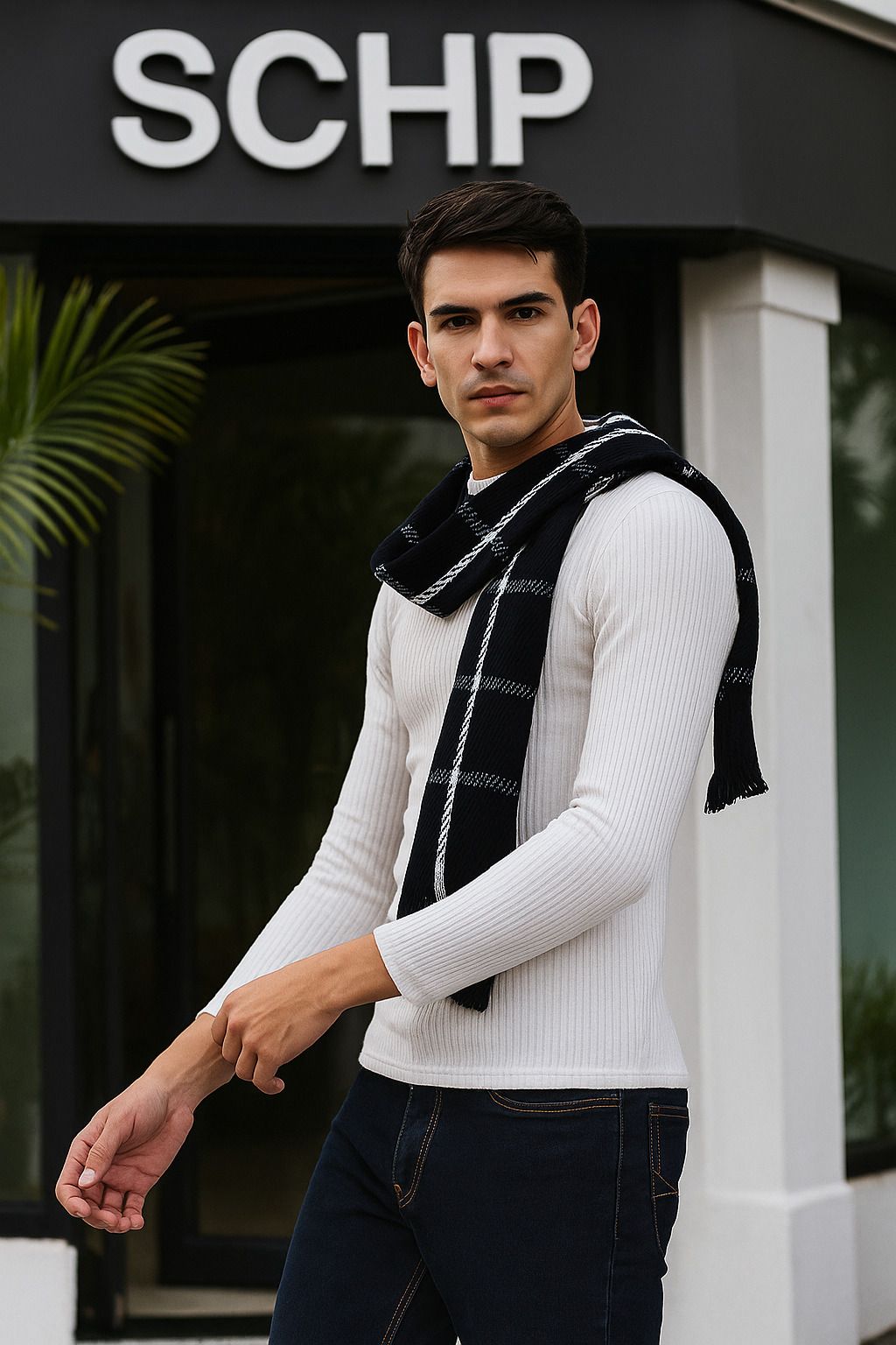 SCHp Solid Men Muffler-picture-16