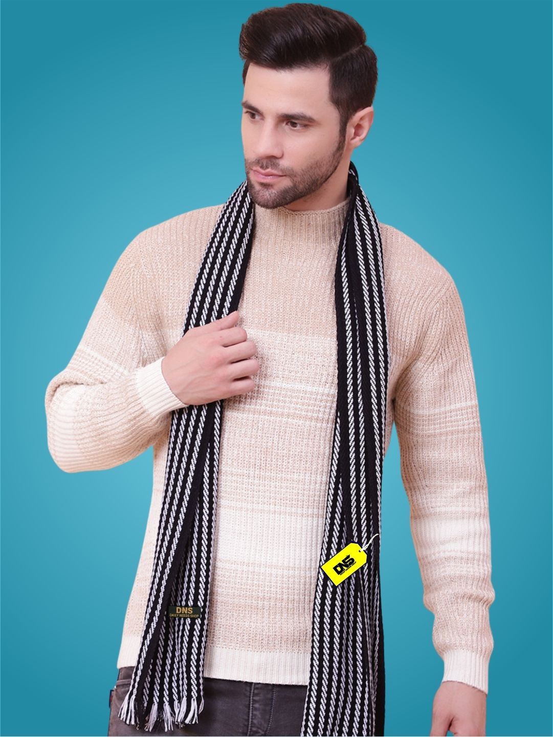 Daily Needs Shop Striped Men Muffler-picture-16