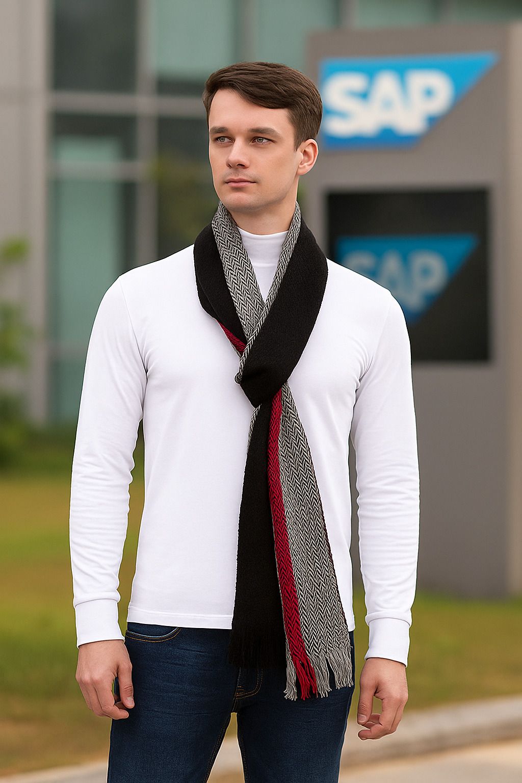 SCHp Solid Men Muffler-picture-18