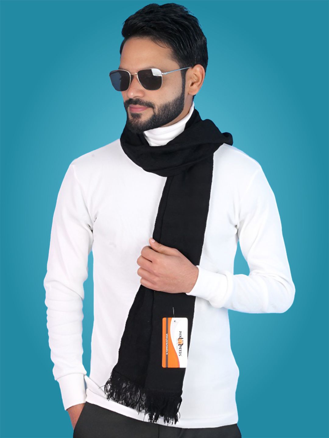 Pick Ur Needs Solid Men Muffler-picture-30