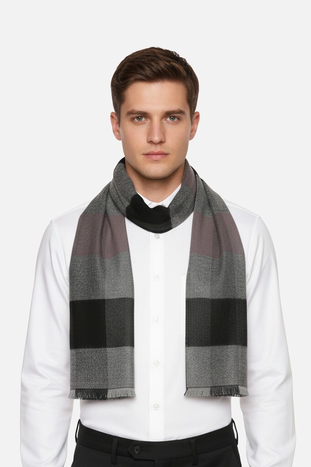 VAN HEUSEN Checkered Men Muffler-picture-26