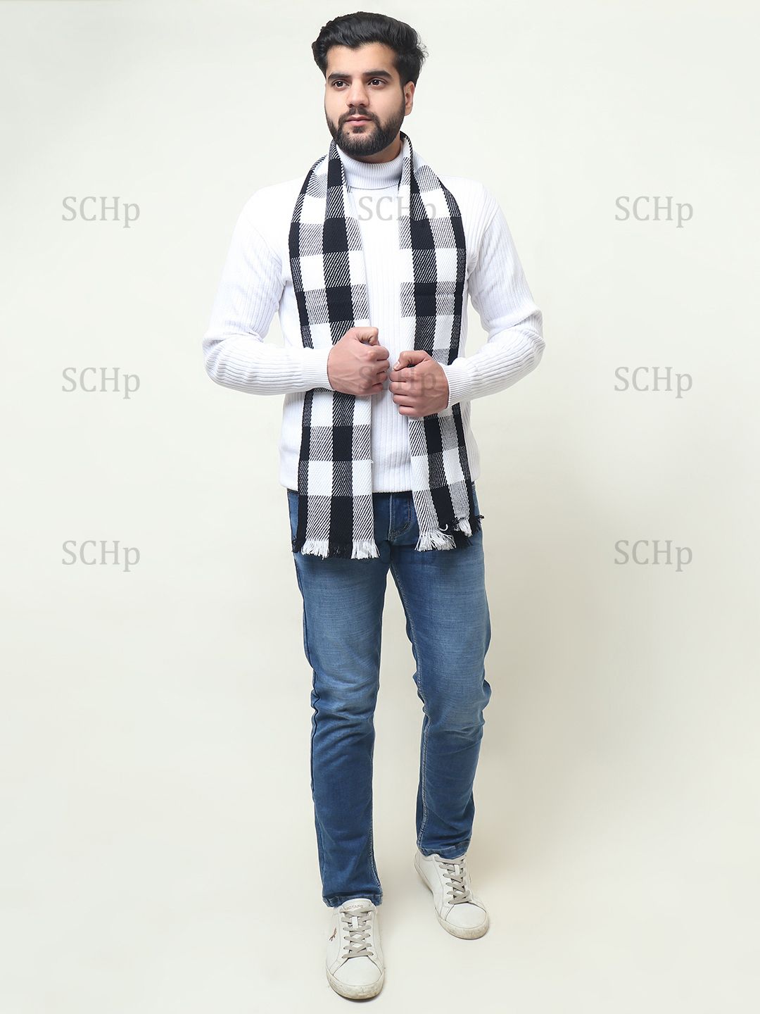 SCHp Striped Men Muffler-picture-34