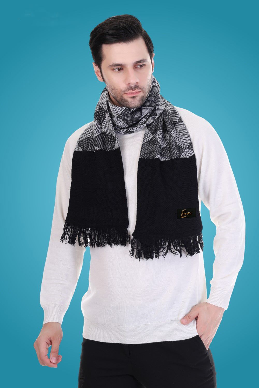 MHAX Checkered Men Muffler-picture-26