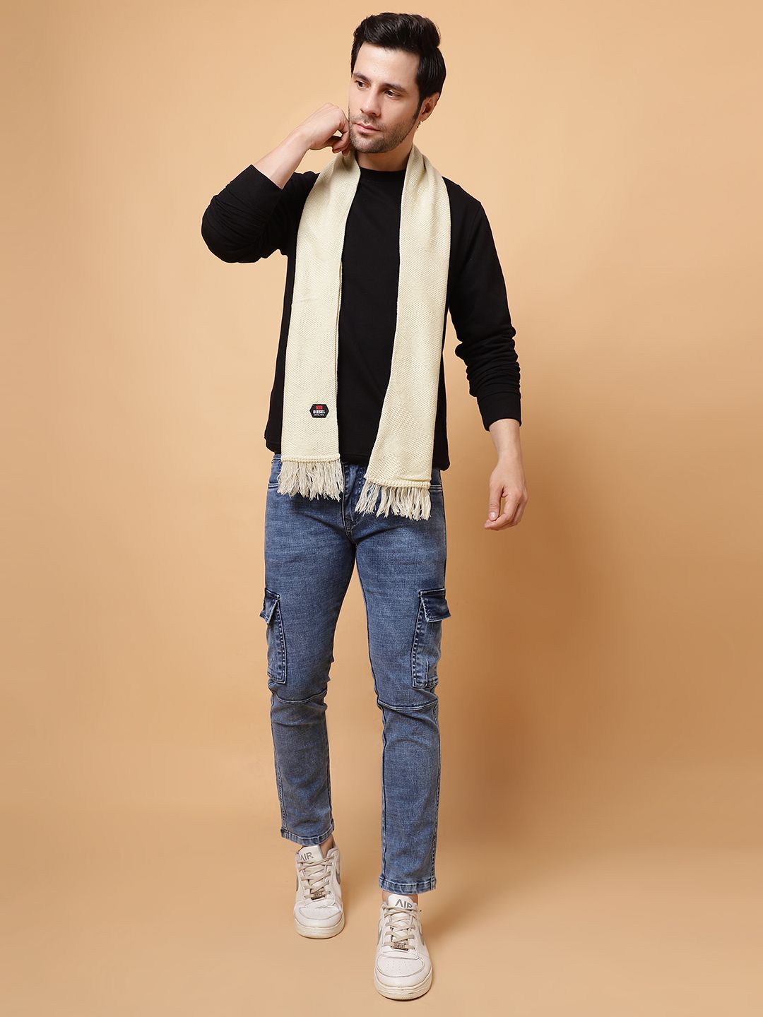 SCHp Self Design, Solid, Woven Men Muffler-picture-18