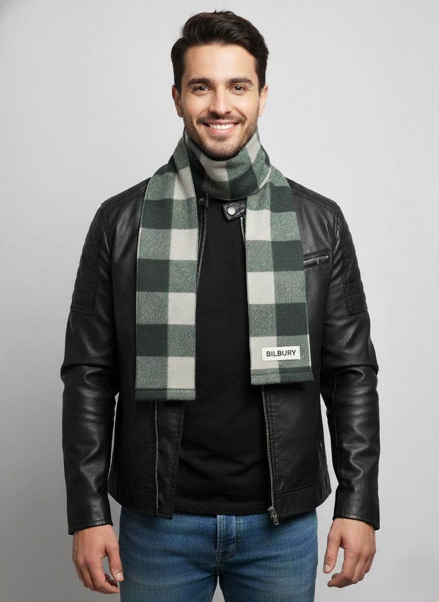 BILBURY Checkered Men Muffler-image-27