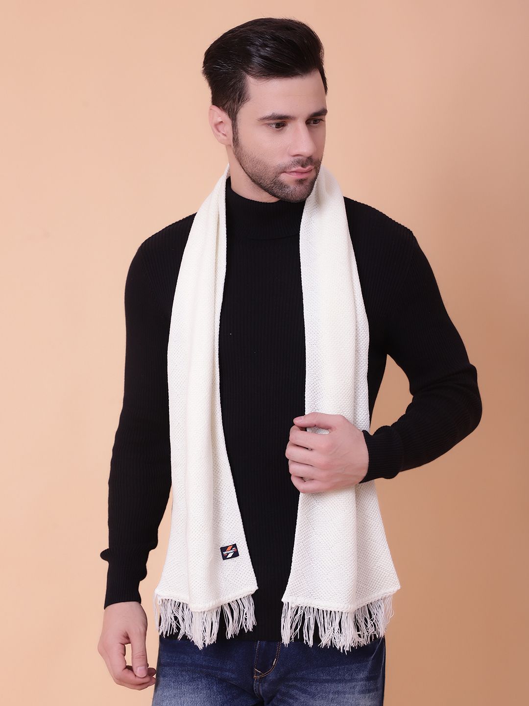 vesture Self Design, Solid, Woven Men Muffler