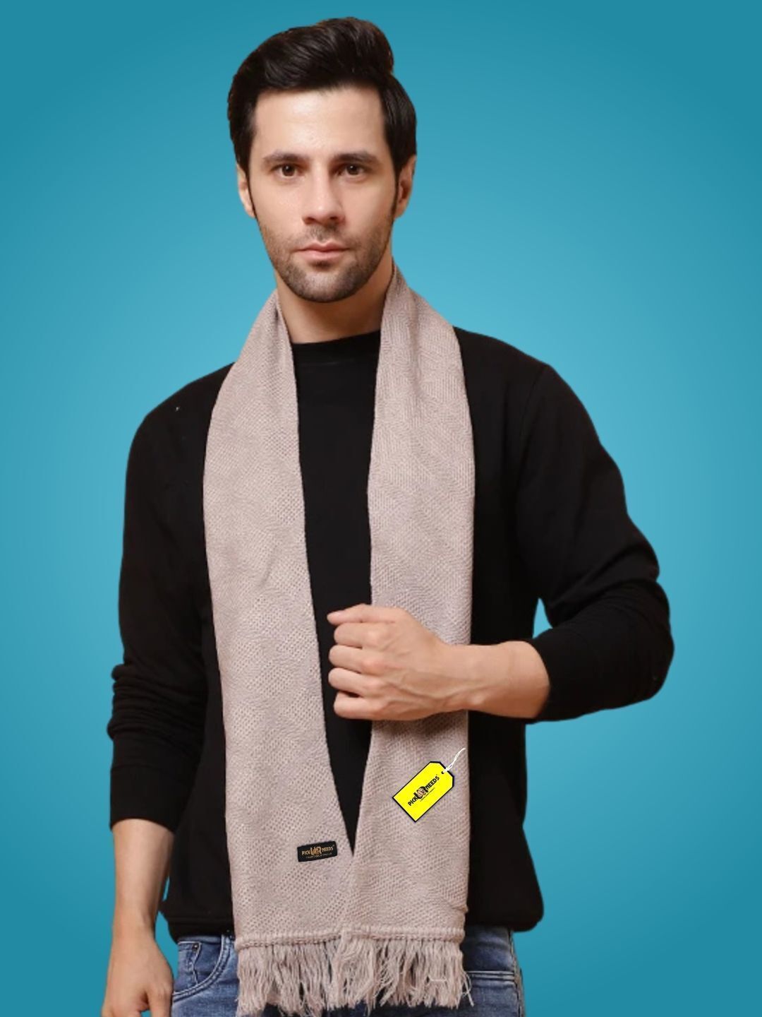 Pick Ur Needs Solid Men Muffler-picture-33