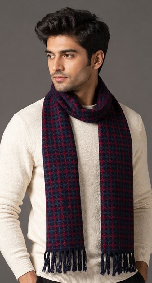 cozevo Self Design Men Muffler-image-40
