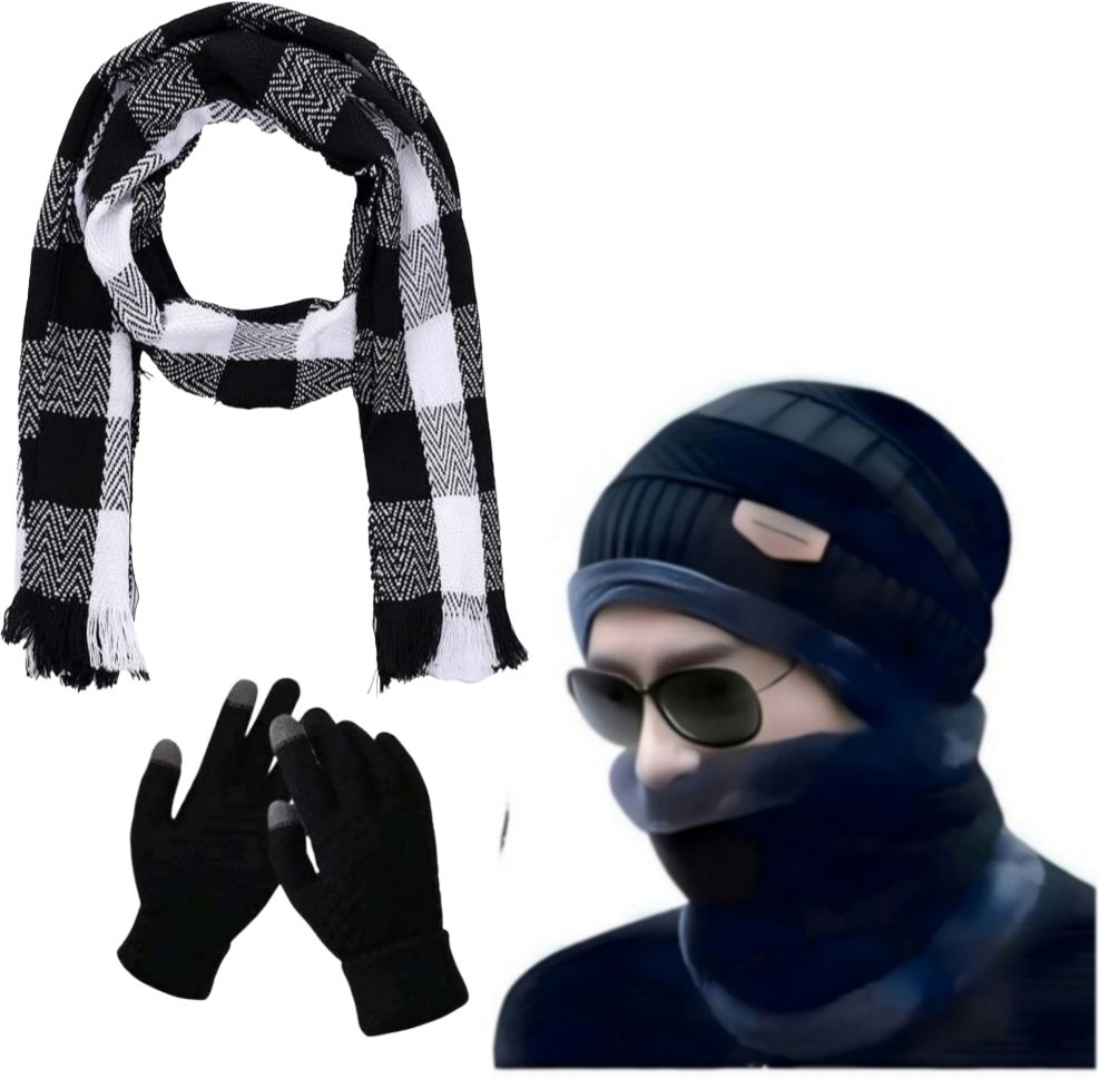 Tretos1 Self Design Men Muffler-picture-13