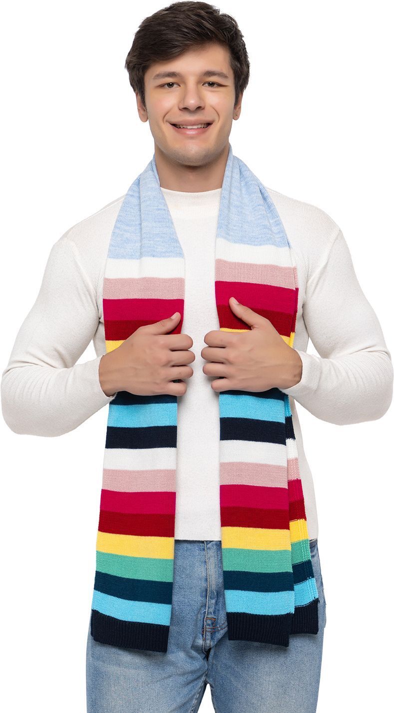 Jollyy Striped Men Muffler-picture-33