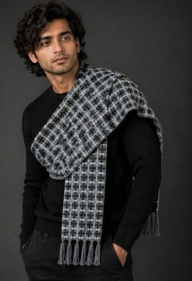 cozevo Self Design Men Muffler-picture-35
