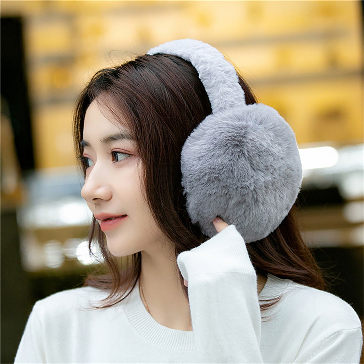 syga Winter Earmuffs for Men's and Women's Foldable Plush, Warm & Cozy For Kids,Adult Ear Muff-picture-12