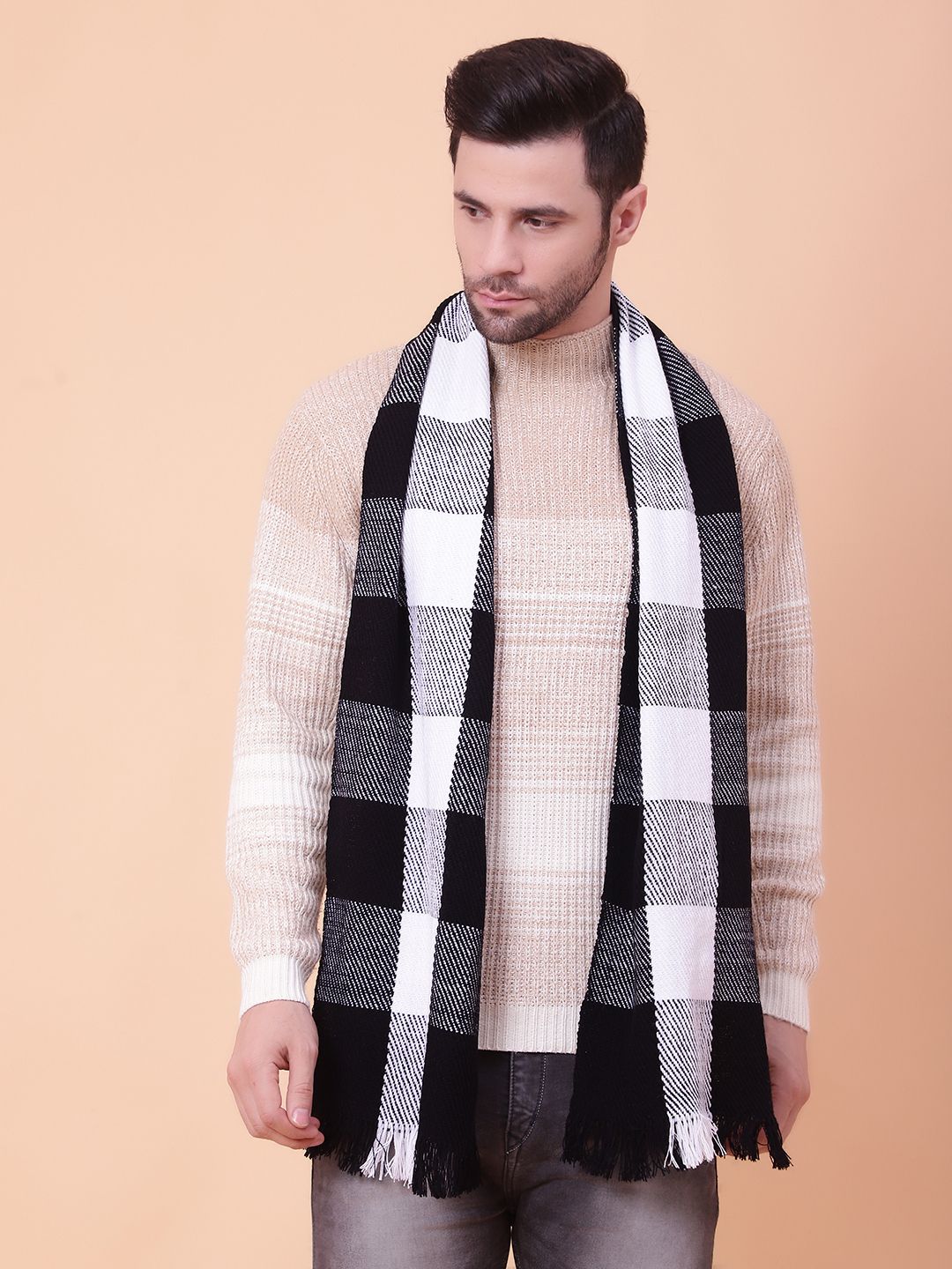 vesture Striped Men Muffler