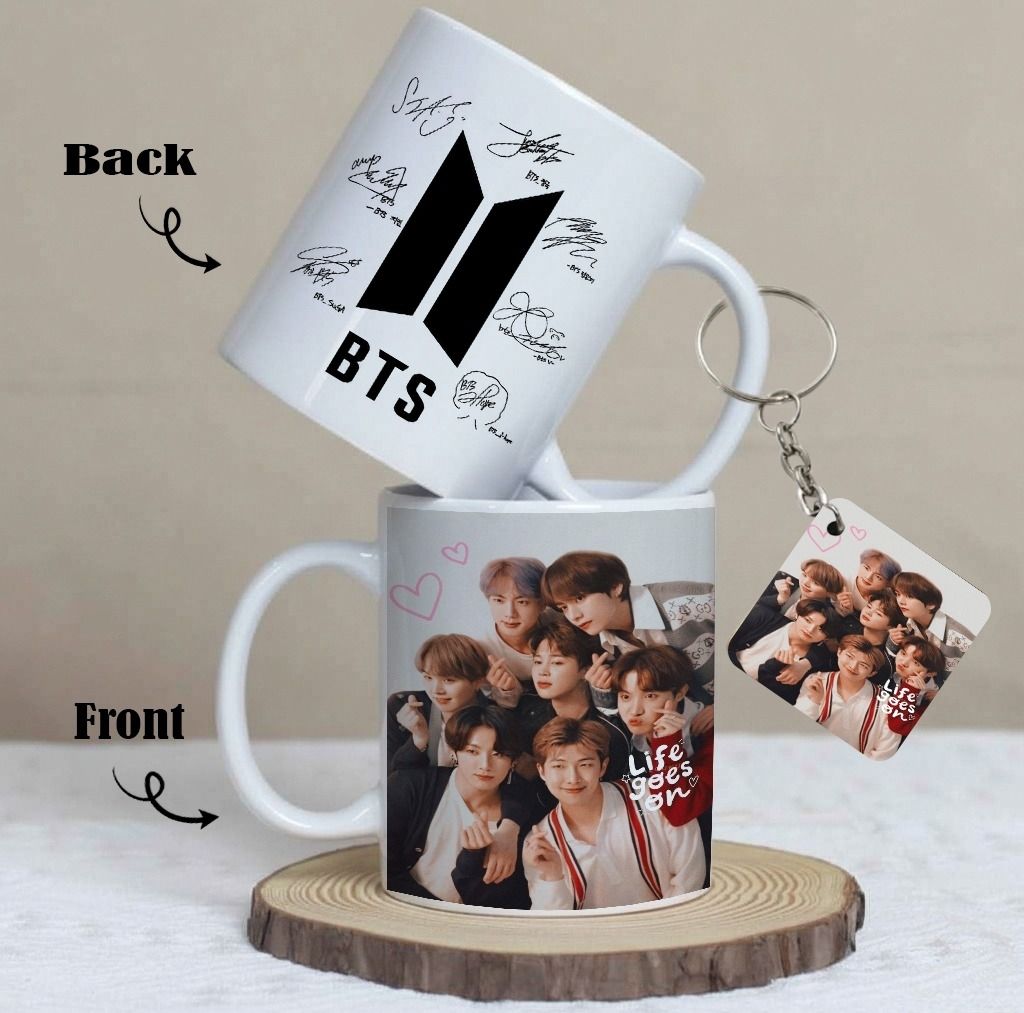BTS K-Pop Ceramic Coffee | Bangtan Boys Fan Merchandise Cup Ceramic Coffee Mug-image-23