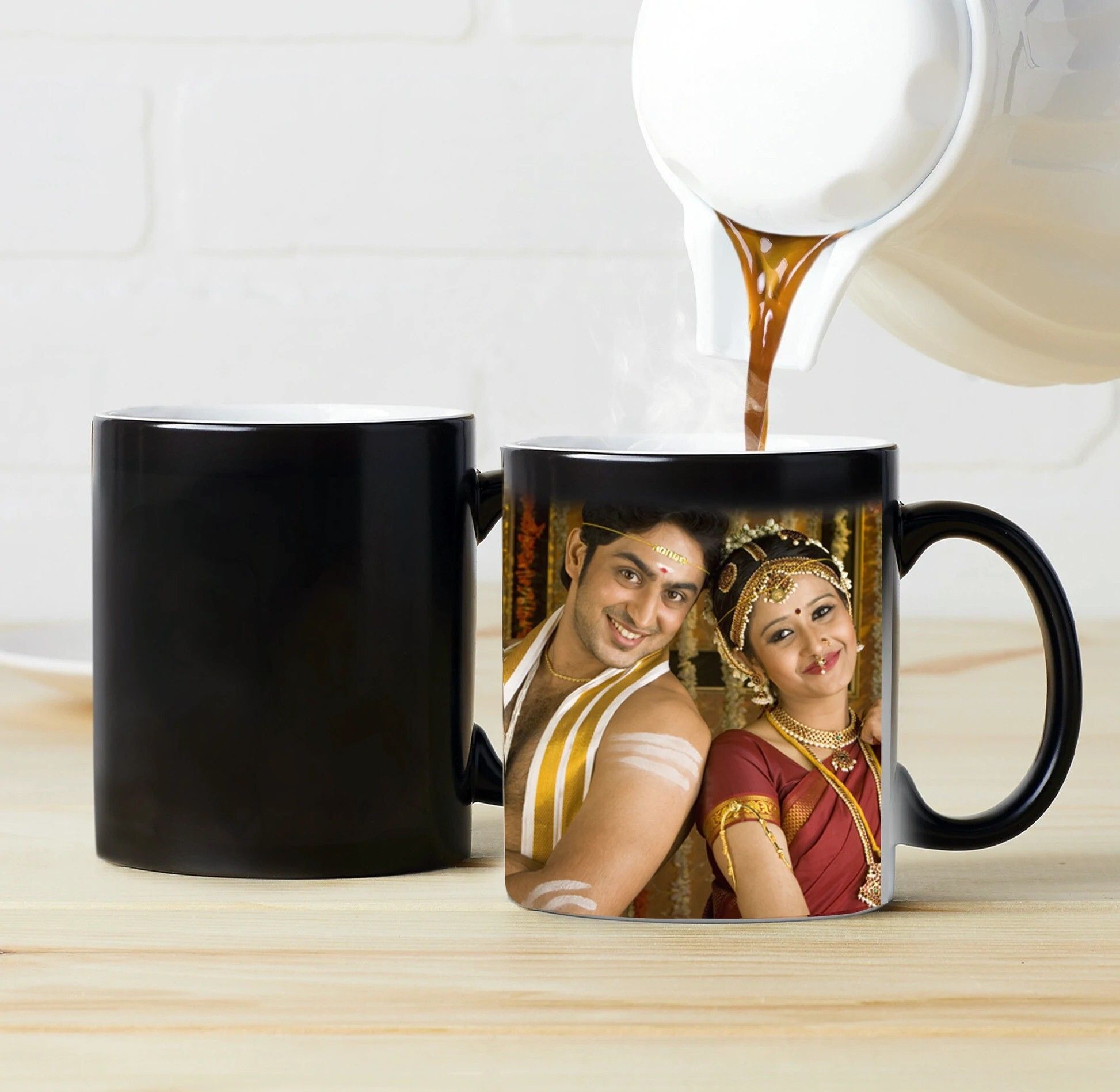 friendskart Personalized Photo and Ceramic / Cup For Birthday , Anniversary Gift Magic Ceramic Coffee Mug-picture-11