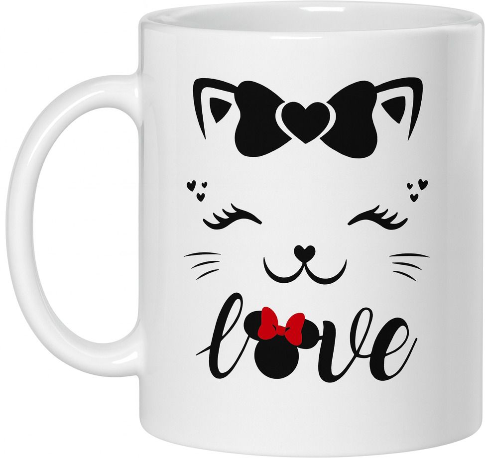 manav gifts Kitty Love Print Ceramic Coffee Mug-picture-32