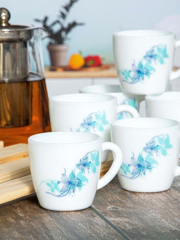 RICCA RICCA BLUE BUSTER Opalware Coffee Mug-image-25