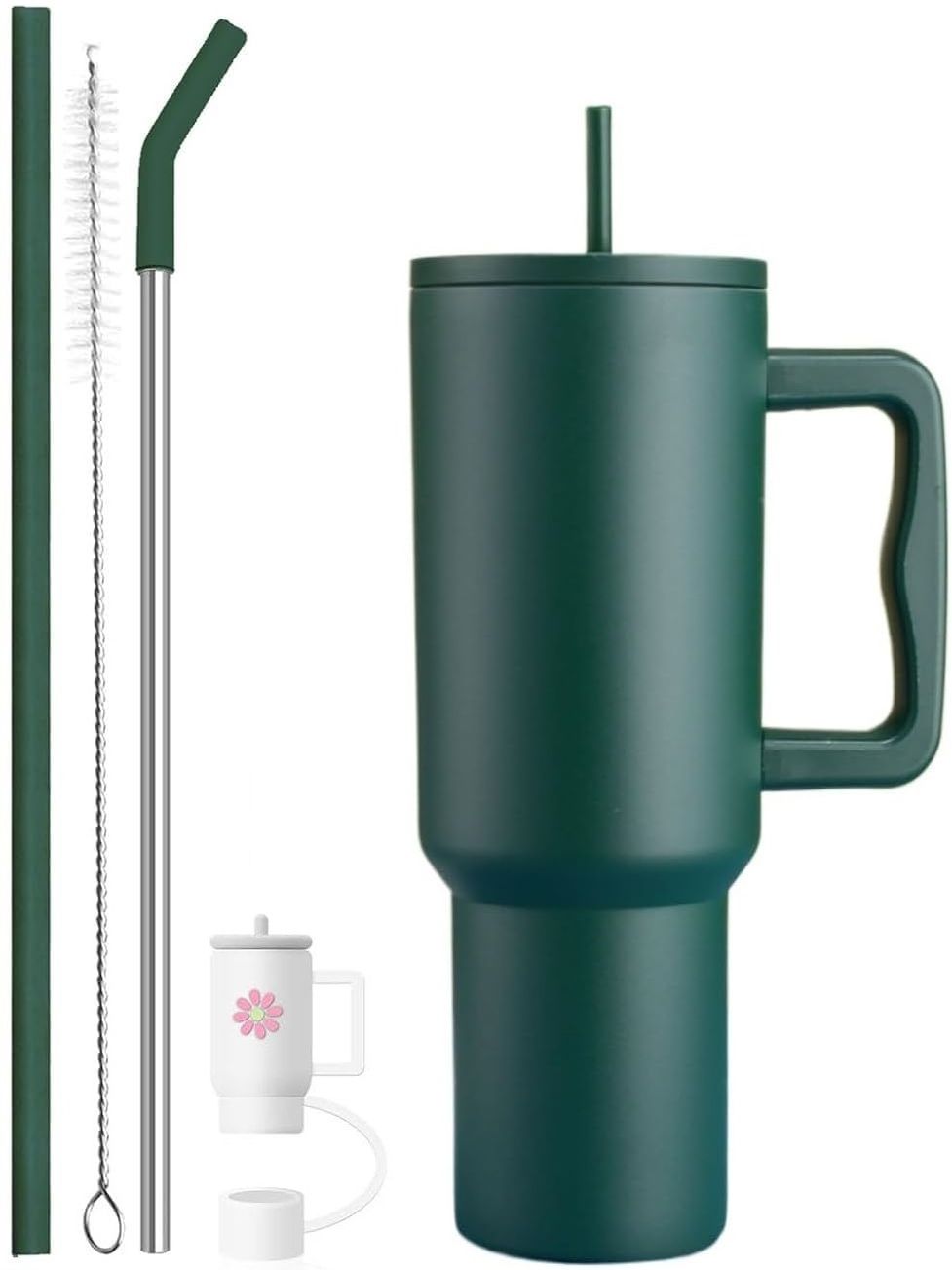 flea 40oz Sipper With Handle And Straw With Lid, Double Wall Insulated Vacuum Sealed Stainless Steel Tumbler-picture-16