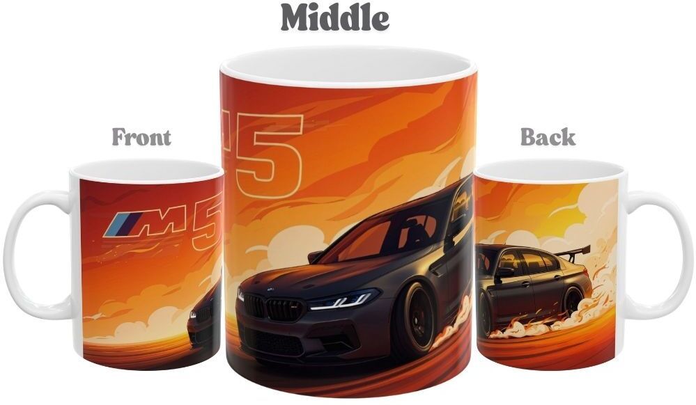 Sports Car Coffee 330ml | Luxury Car Printed Ceramic Ceramic Coffee Mug-image-9