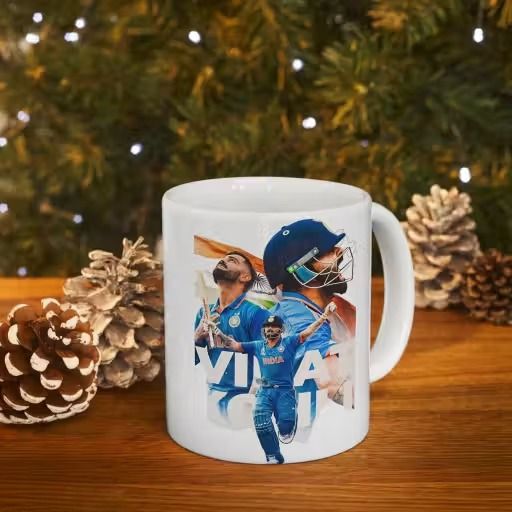 Virat Kohli Ceramic Coffee pack of 1 Ceramic Coffee Mug