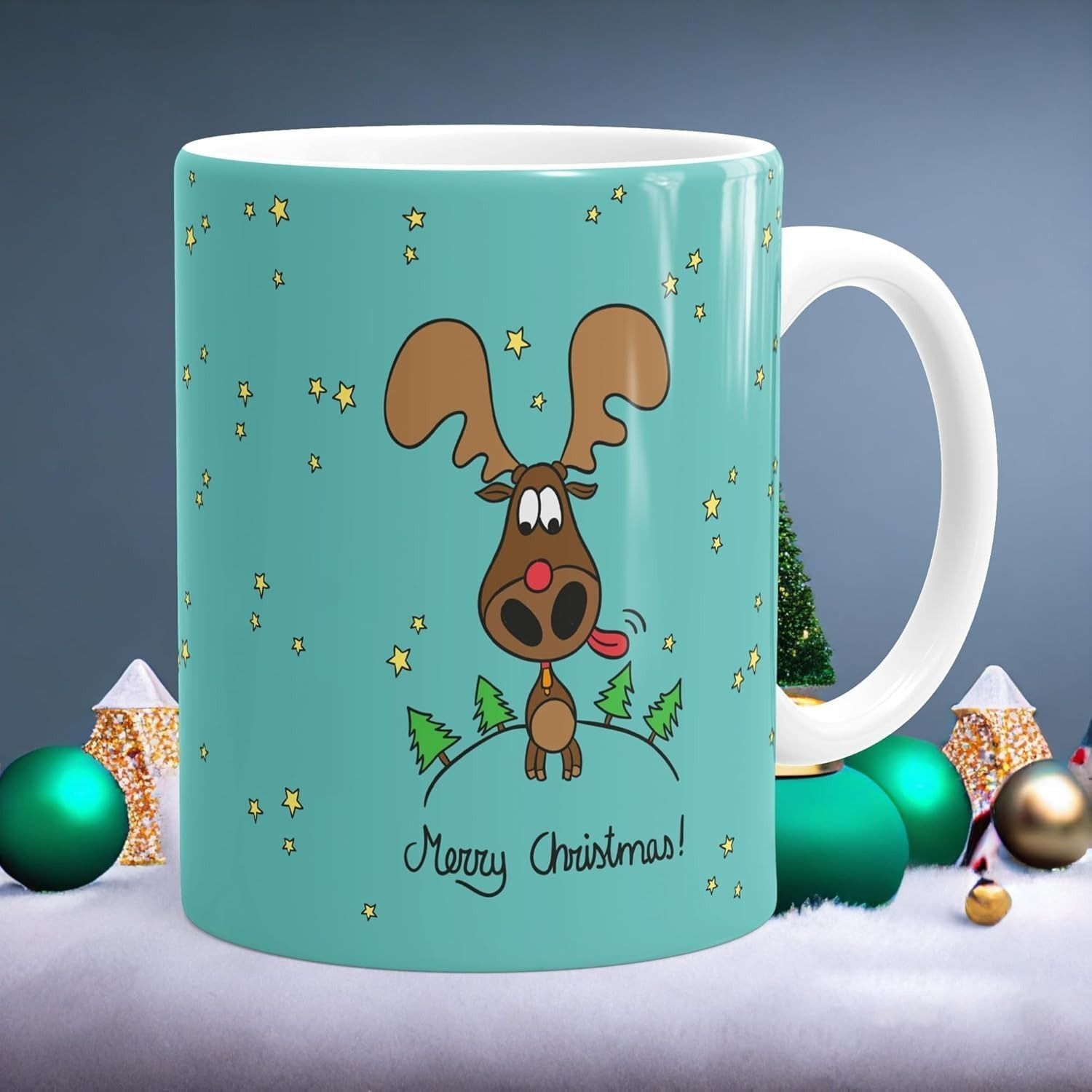 manorath Marry Christmas Ceramic Printed Coffee Ceramic Coffee Mug-picture-15