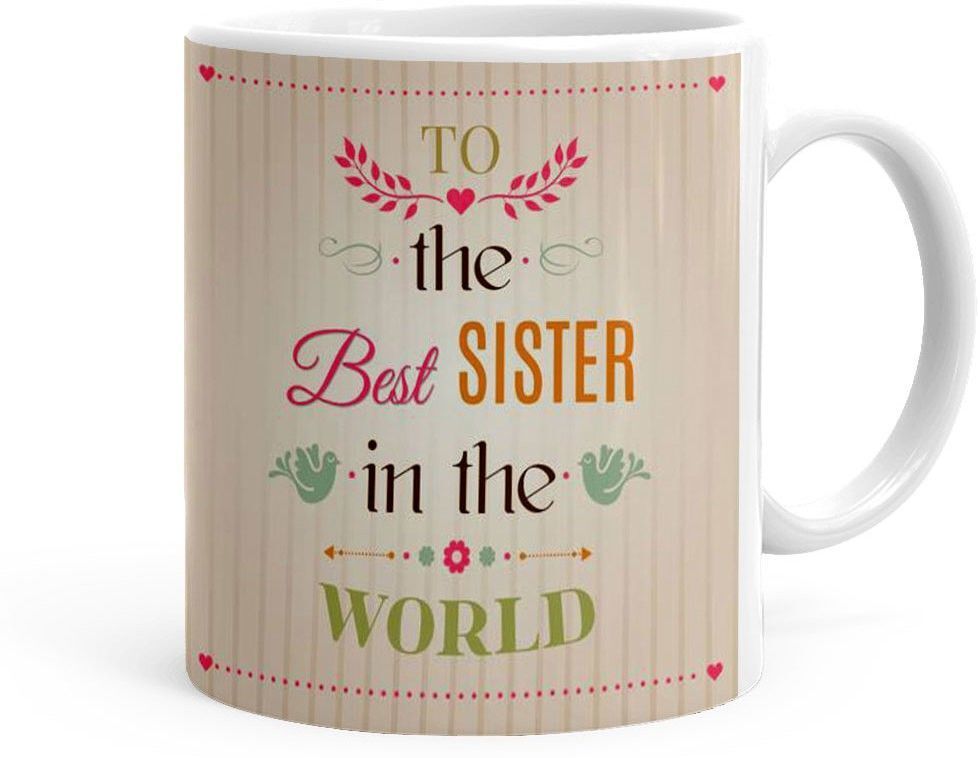 Best Sister In The World Theme(Sis-026P) Ceramic Coffee Mug-image-18