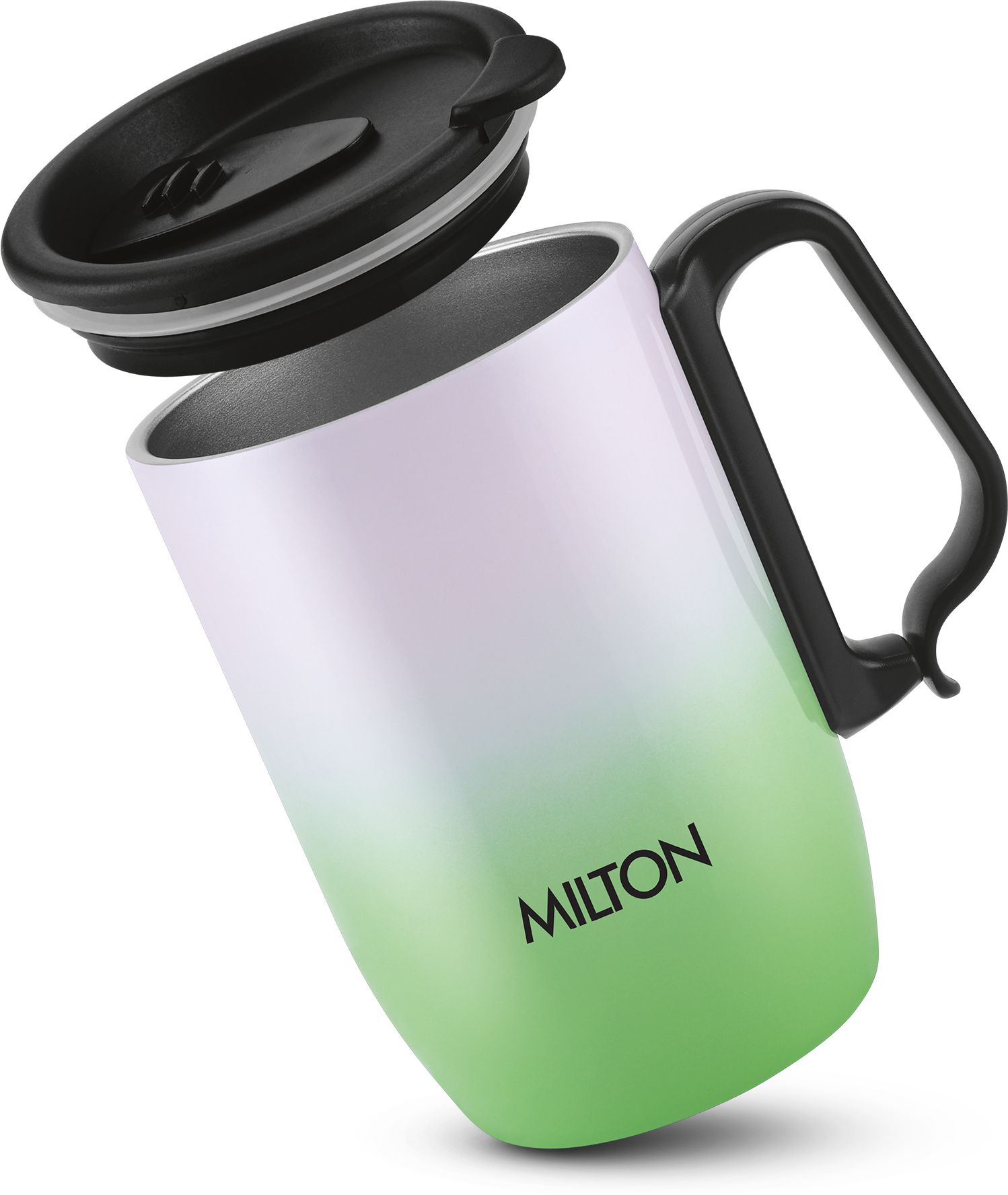 Horizon Coffee 350 Double Walled with Lid & Handle, 350 ml, Hot & Cold Stainless Steel Coffee Mug-image-16