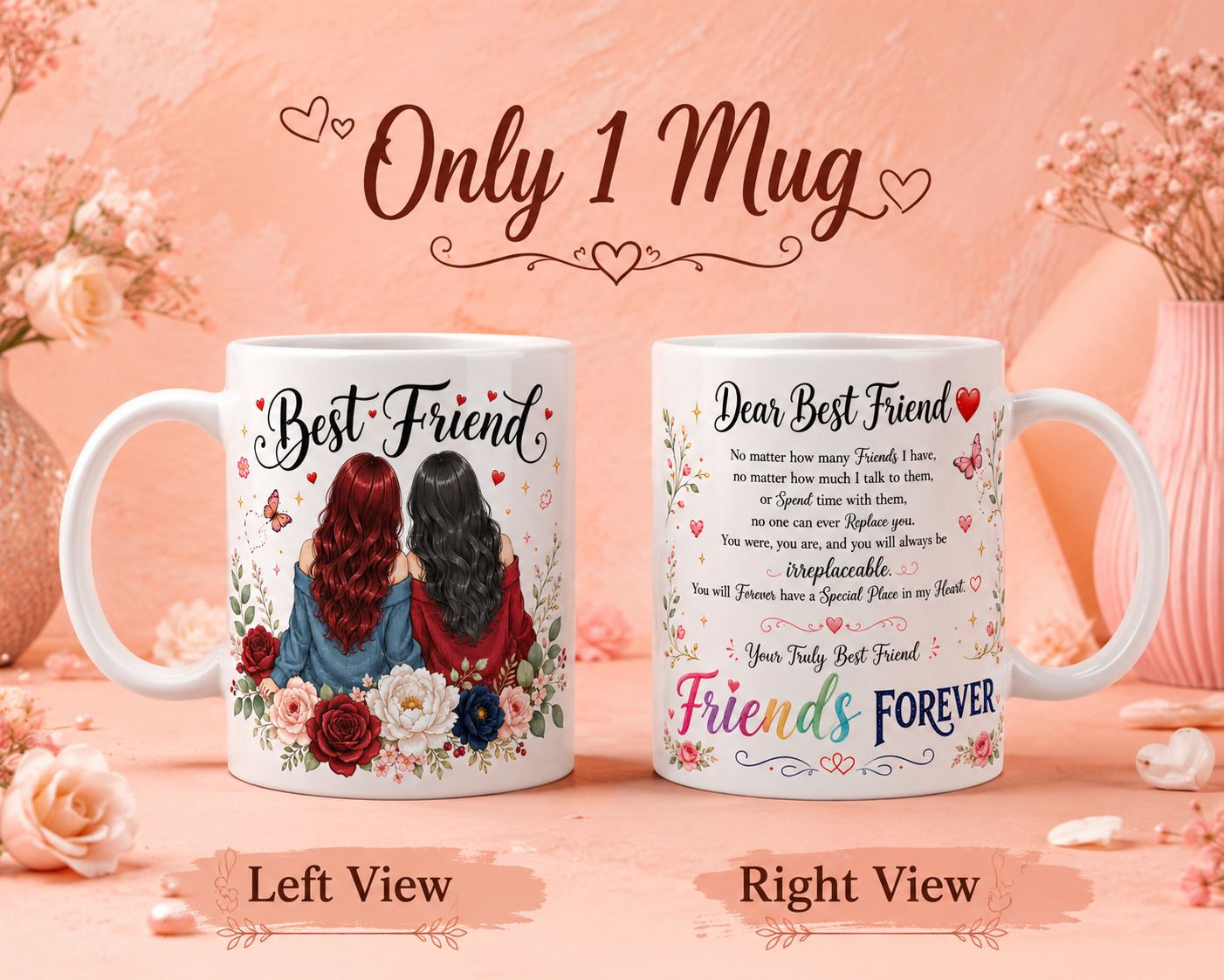 Friendship Quote 330ml Bestie06 Ceramic Coffee Mug-image-19