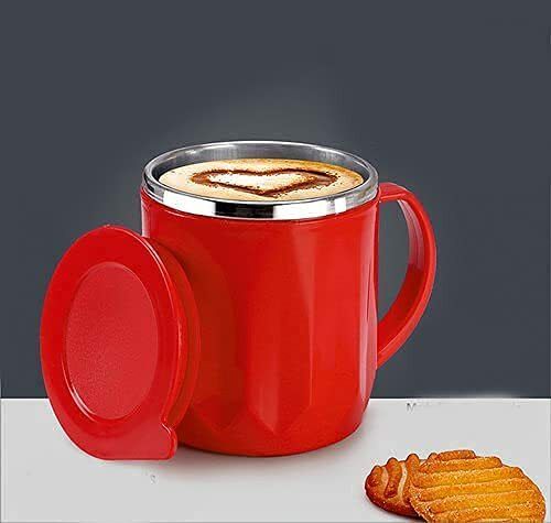 hurrio red coffee mug [pack of 1] Stoneware, Plastic Coffee Mug-picture-7